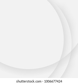 Vector abstract background. Gray simple background with curved line pattern