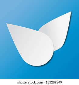 Vector abstract background of gray  speech bubbles