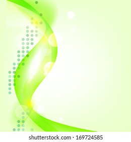 Vector abstract background green