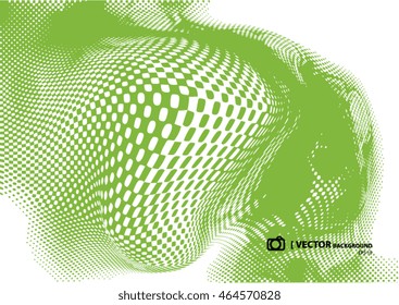VECTOR ABSTRACT BACKGROUND - GREEN