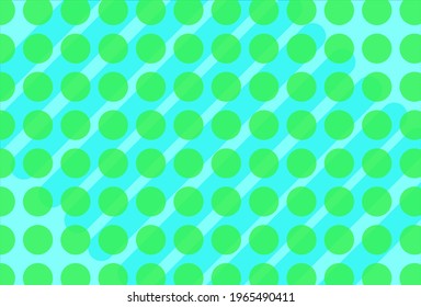 vector with abstract background of green circle and cheerful blue color
