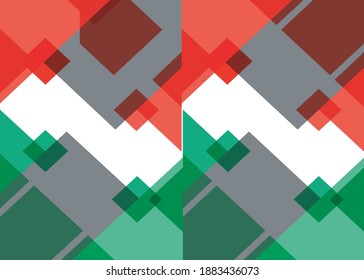 Vector abstract background green and orange texture design, bright poster, banner. background Vector illustration