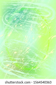 Vector abstract background with green and yellow spots. Abstract decoration background size A4