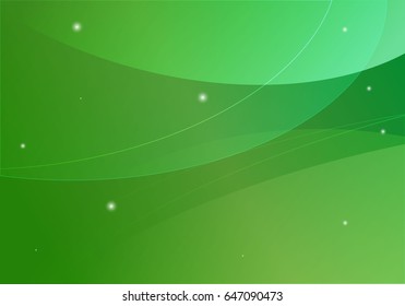 Vector abstract background in green and yellow color