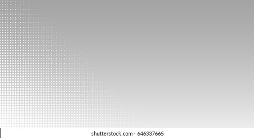 Vector abstract background. Grey and white colors. Gradient. Geometric line pattern. Circles. Light neutral fond. 