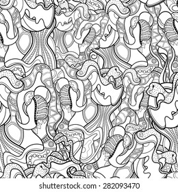 Vector Abstract Background. Hand Drawn Texture