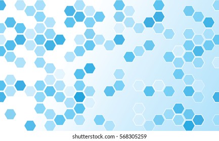 vector abstract background hexagons pattern design tech sci fi innovation concept
