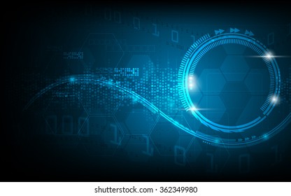 Vector Abstract Background Hi Tech Innovation Concept