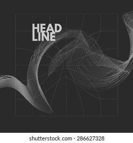 Vector abstract background. High quality design element