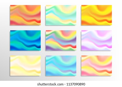 Vector abstract background holographic design.