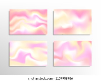 Vector abstract background holographic design.
