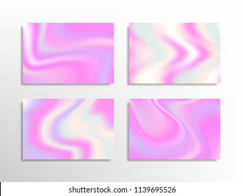 Vector abstract background holographic design.
