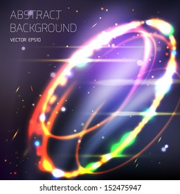 Vector abstract background.The illustration contains transparency and effects. EPS10