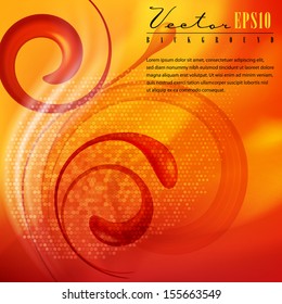 Vector abstract background.The illustration contains transparency and effects. EPS10