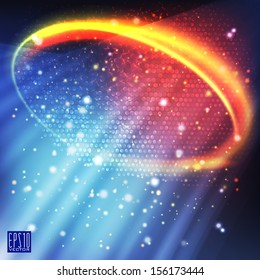 Vector abstract background.The illustration contains transparency and effects. EPS10