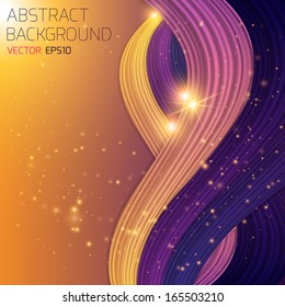 Vector abstract background.The illustration contains transparency and effects. EPS10