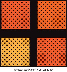 Vector abstract background illustration. Orange 