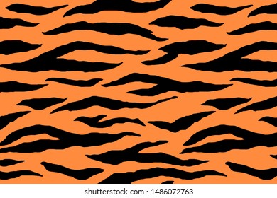 Vector abstract background. Illustration of tiger pattern