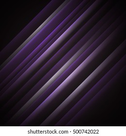 Vector abstract background. Inclined glowing stripes.