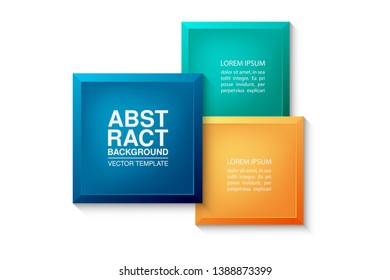 Vector abstract background for infographics, business, presentations, web design, 2 options.