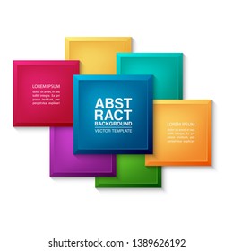 Vector abstract background for infographics, business, presentations, web design, 2 options.