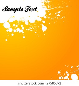 Vector abstract background with ink splash