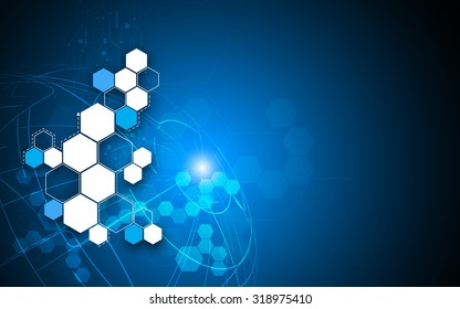 vector abstract background innovation concept sci fi design