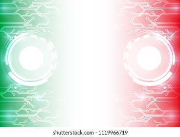 Vector abstract background the innovation of technology concepts.