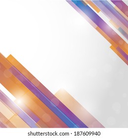 Vector abstract background. Isolated wavy lines on white background.
