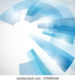 Vector abstract background. Isolated wavy lines on white background.