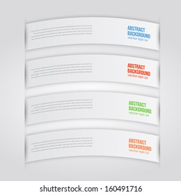 Vector abstract background. Label color and lines