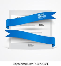 Vector abstract background. Label color and lines