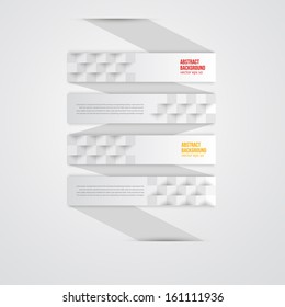 Vector abstract background. Label color and square