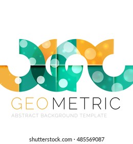 Vector abstract background with light effects
