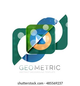 Vector abstract background with light effects