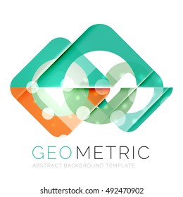 Vector abstract background with light effects