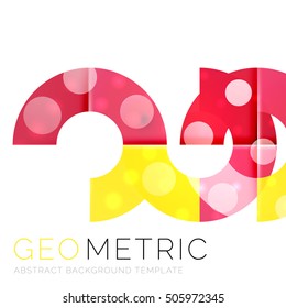 Vector abstract background with light effects