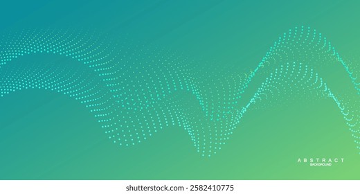 vector Abstract background light green modern corporate concept with light yellow color pattern can be edited wavy.