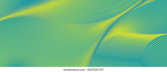 vector Abstract background light green modern corporate concept with light yellow color pattern can be edited wavy.