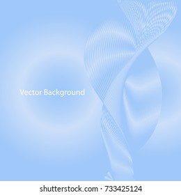 Vector abstract background. Line waves. For business, science, technology design.