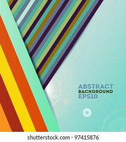 vector abstract background with lines and space for text, bright lines