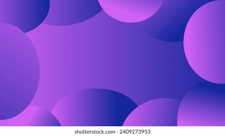 Vector Abstract Background with Liquid Bubble Circles, Fluid Gradient, Shadows, and Light Effects. Shiny Design Templates for Text.