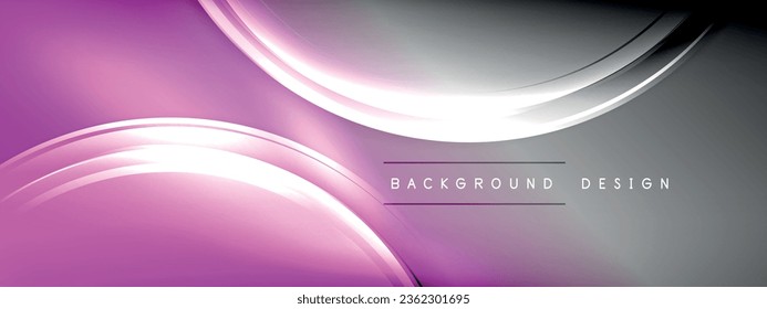 Fondo abstracto vectorial - formas de burbuja transparente líquida en gradiente de fluido con sombras y efectos luminosos