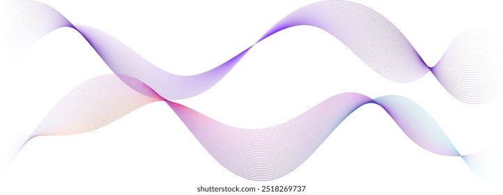 Vektor abstrakte Hintergrund Luxus dynamische Kurve Wellen