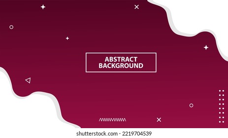 Vector abstract background maroon or like the color of the Qatar flag. Can be used for posters. banner. Social media cover or template.