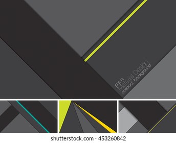 Vector Abstract background with material design style. Suitable for website and mobile application background