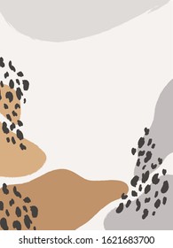 Vector abstract background in memphis style