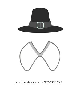 vector abstract background of men's hats for accessories and fashion