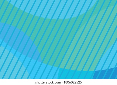 Vektor Abstrakter Hintergrund, moderne blaue Grafik. Blauer, minimaler geometrischer Hintergrund mit Streifen. Für Poster, Banner, Planer, Tagebucheinträge, Copyright-Broschüren und Schulbücher, Broschüre für Drucksachen 