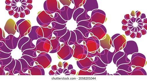 Vector Abstract background, Modern science, futuristic, energy technology concept and art. Digital image of stripes lines with light, motion over colorful backgroun